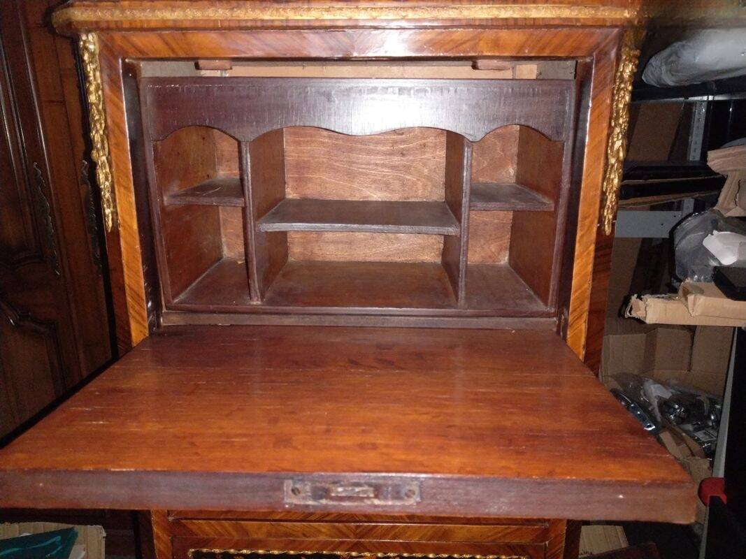 Petit secrétaire à tiroir de style Louis XV