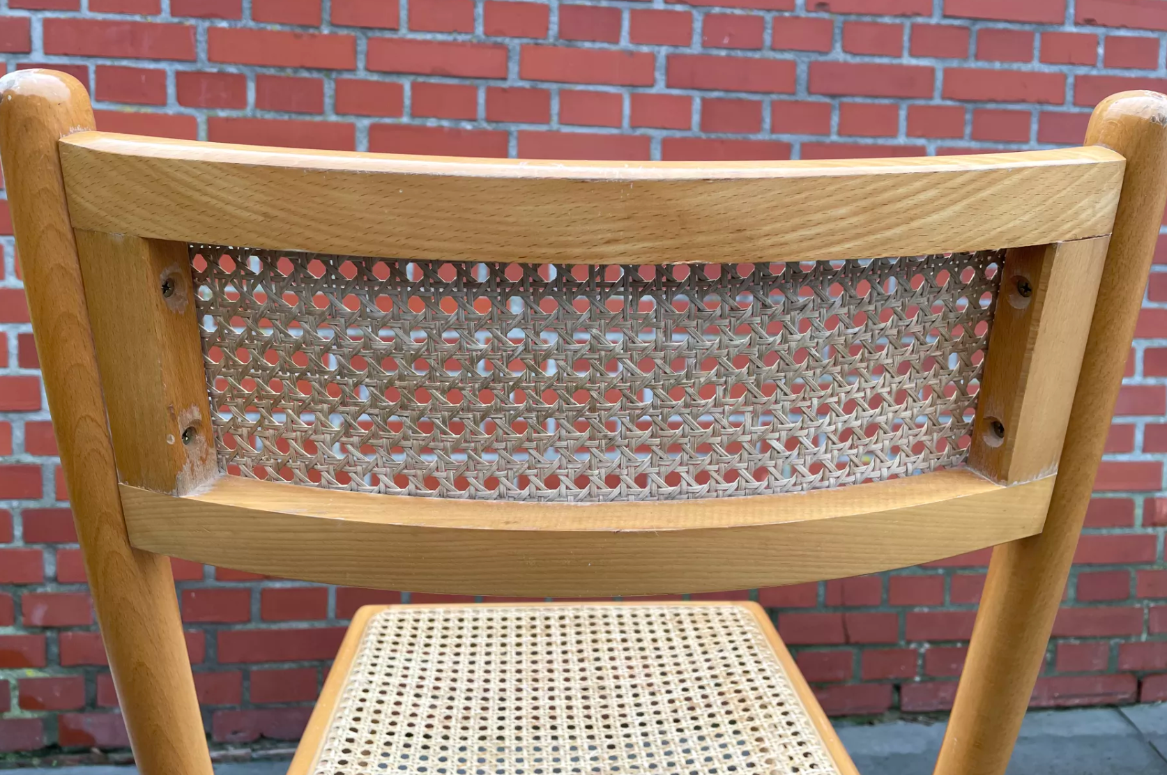 Wooden folding chair