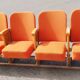 Vintage cinema chairs