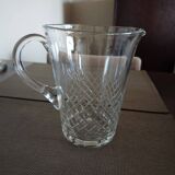 Carafe / Pitcher in cut crystal 1950s/1960s