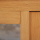 Comptoir en bois massif plateau acier