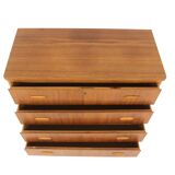Scandinavian teak chest of drawers, Sweden, 1960
