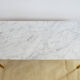 1960s white marble coffee table
