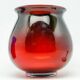 Modernist vase, glass, Poland, 1970s