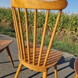 Set of 3 Baumann bistro chairs, Menuet model