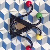 4-ball wooden holder with mirror