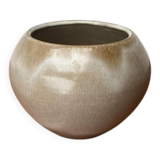 Mid-century German minimalist studio pottery vase by Hildegard and Peter Delius for Hamelner Kunsttöpferei, 1960s.