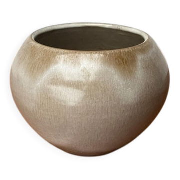 Vase de poterie de studio minimaliste allemand du milieu du siècle par Hildegard et Peter Delius pour Hamelner Kunsttöpferei, années 1960