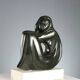 Modern female nude in marble by Vittorio Gagliano, Italy, 1970s.