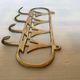 Nautical yacht coat rack in brass