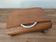 Vintage cigarette box signed Ermond with 2 integrated ashtrays.