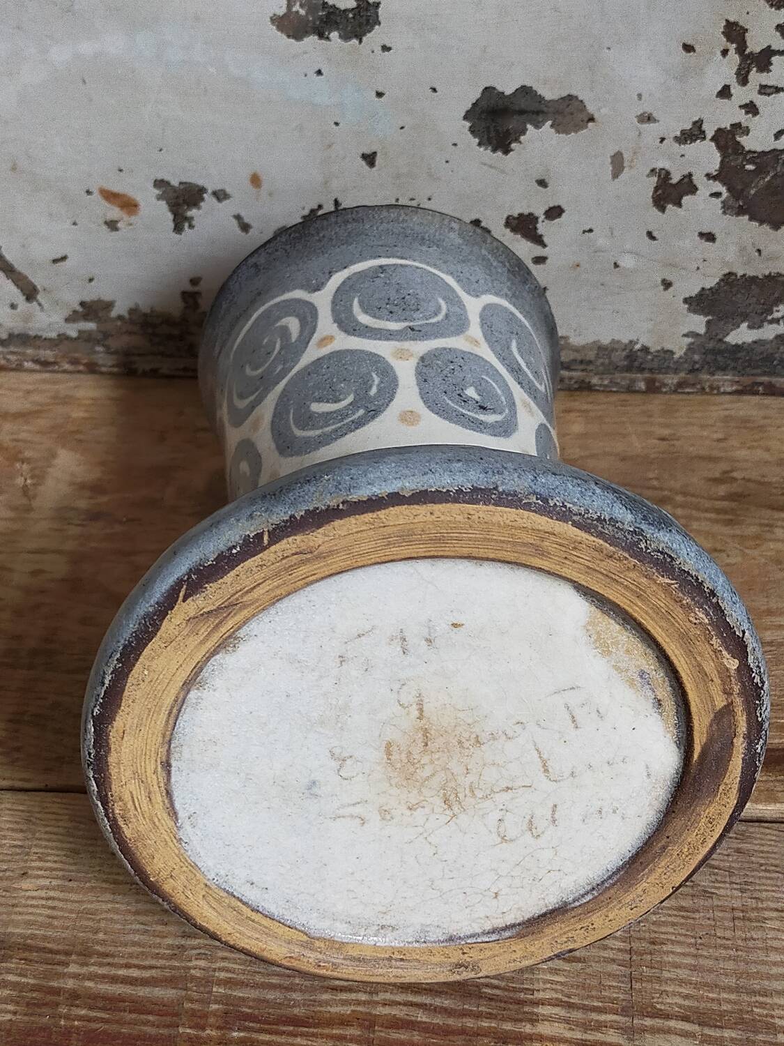 Elchinger fils Art Deco ceramic vase