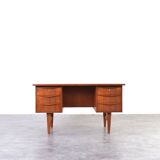 Mid-Century Danish Teak Executive Desk, 1960s.