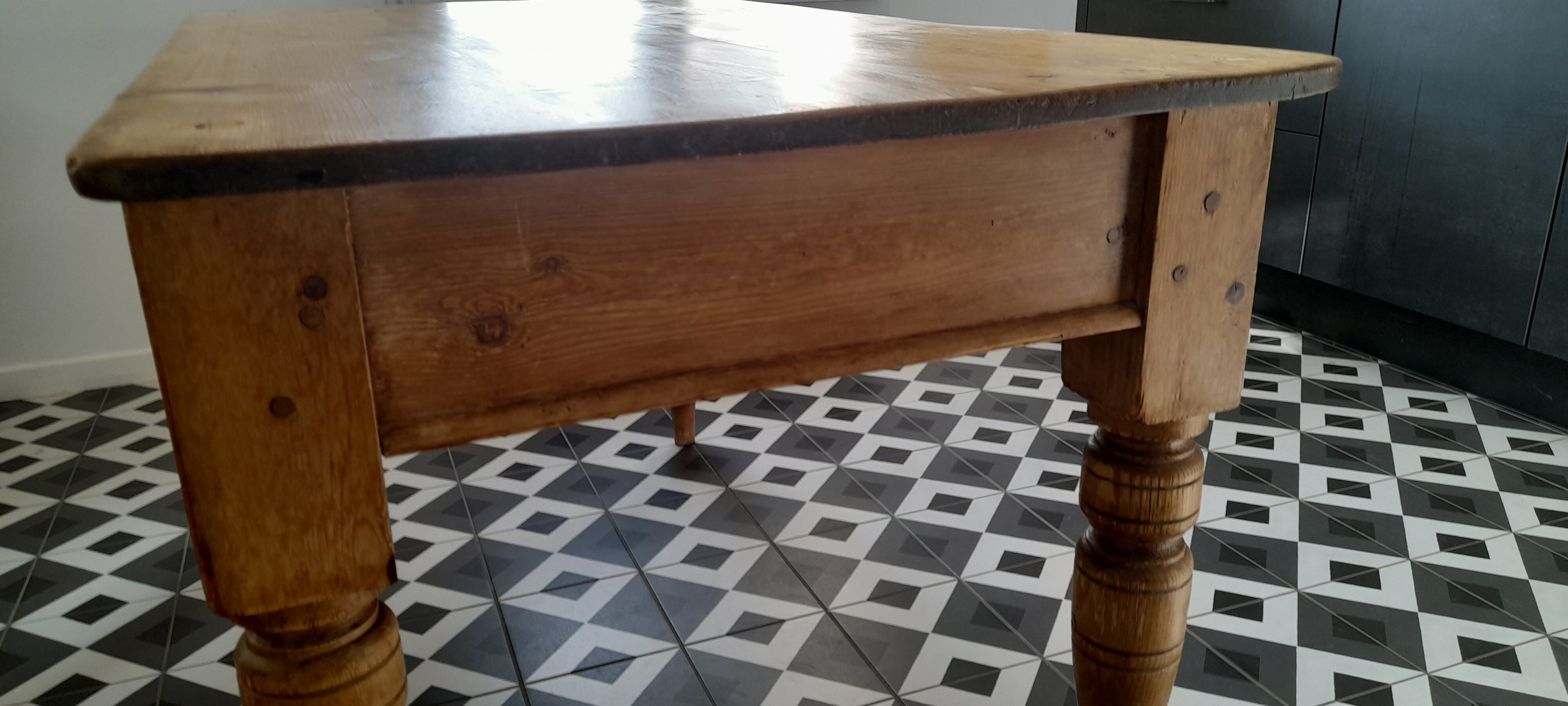 Old English farmhouse table