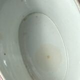 Antique Gien porcelain sauce boat, iron earth