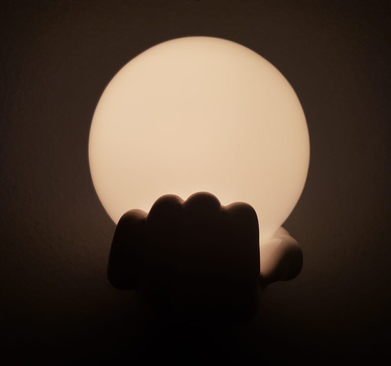 Mid Century ceramic wall lamp, 80s