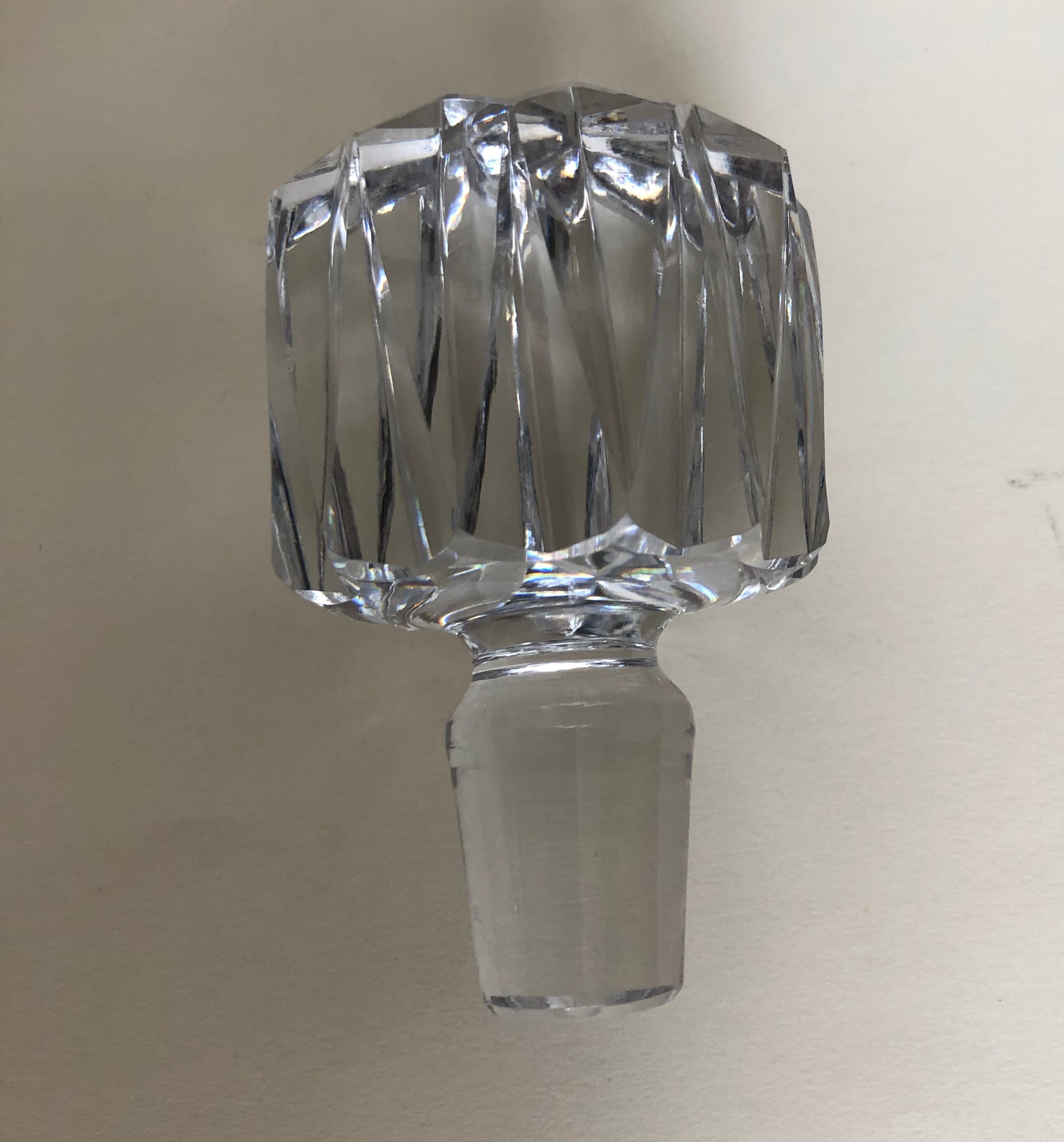 Cut crystal whiskey service