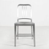 Chaise vintage en aluminium Emeco Navy en bon état