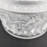Lalique crystal box modelled as "Les Enfants".
