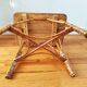 Table basse en rotin, 1950