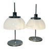 Pair of “FARO” table lamps by Harvey Guzzini, 1970