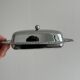 Metal butter dish with glass tray