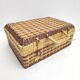 Vintage wicker nesting suitcases