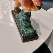 Sculture ceramique lévrier art déco années 1930