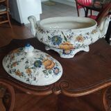 Hubert Bequet earthenware tureen signed