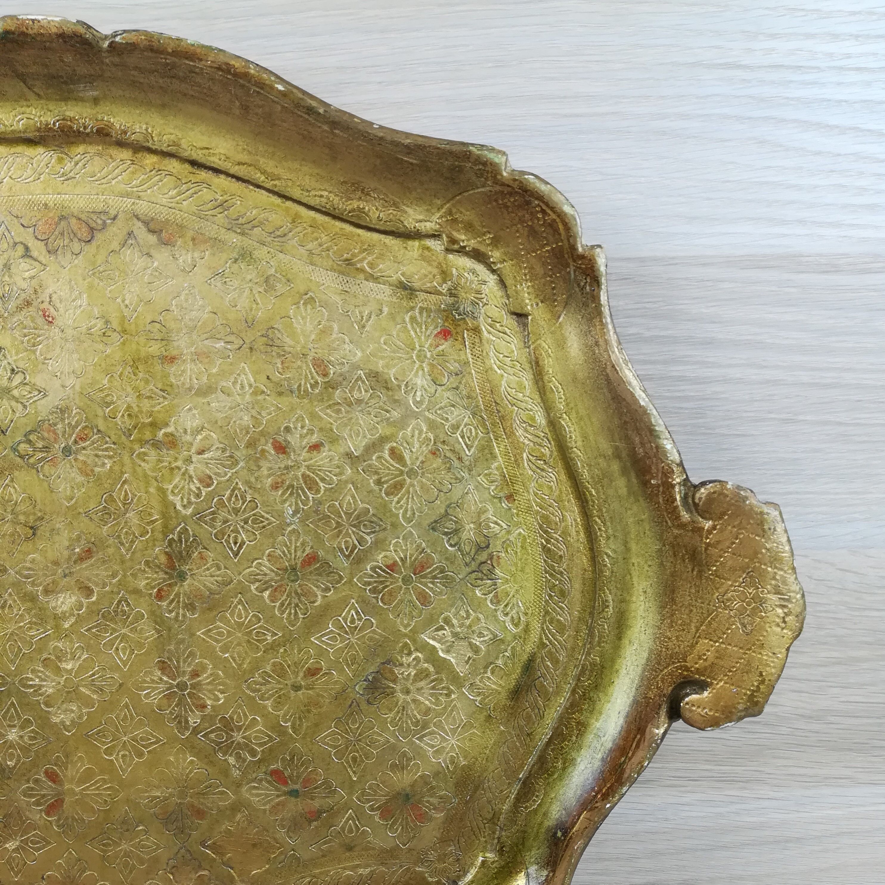 Patinated Florentine plateau