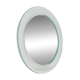 Large vintage mirror with double facet edge