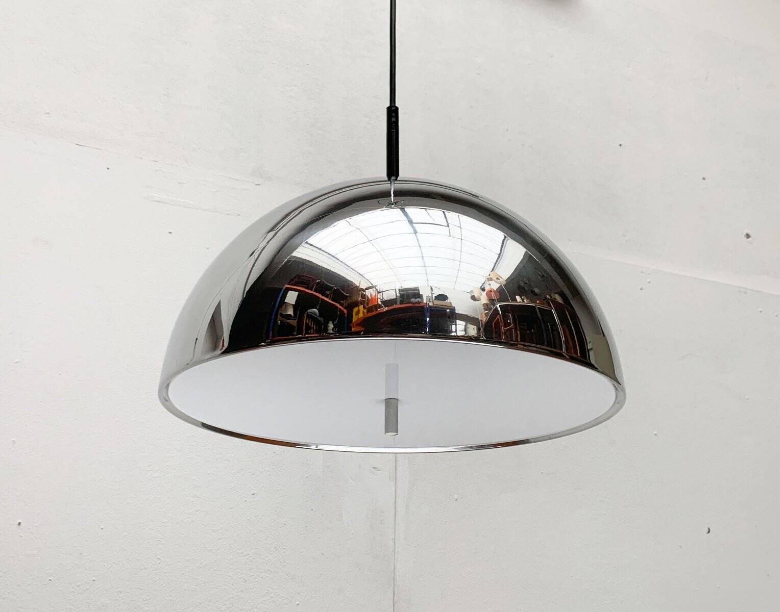 German mid-century dome pendant lamp by Staff Leuchten, 1960s.