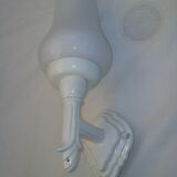 Pair of white wall sconces