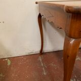 Table de bridge de style Louis XV en merisier XX siècle