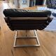 Fauteuil, chaise longue en cuir