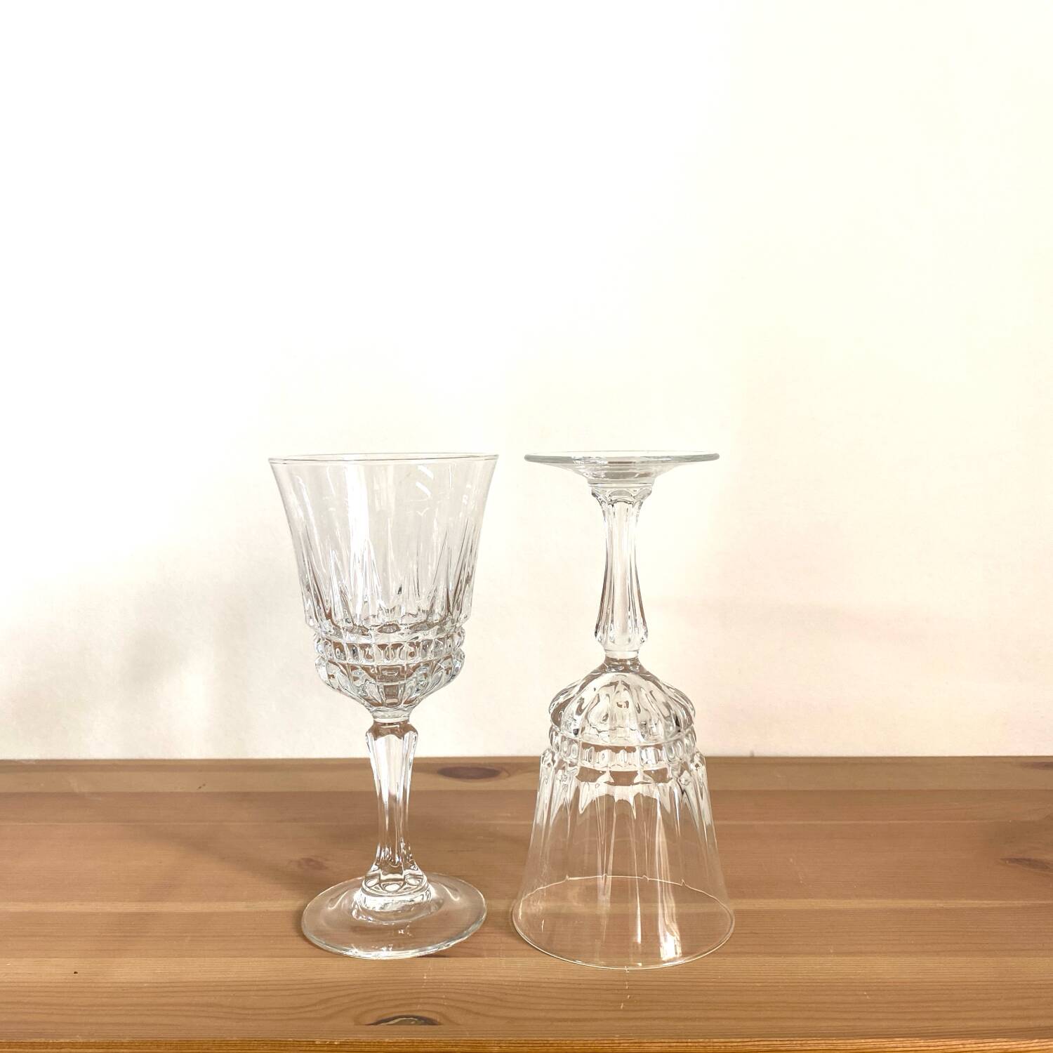 Water glasses - vintage - Luminarc - "Emperor" model - Very good condition