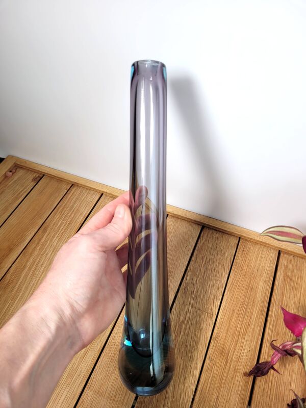 Vase soliflore verre Murano Sommerso