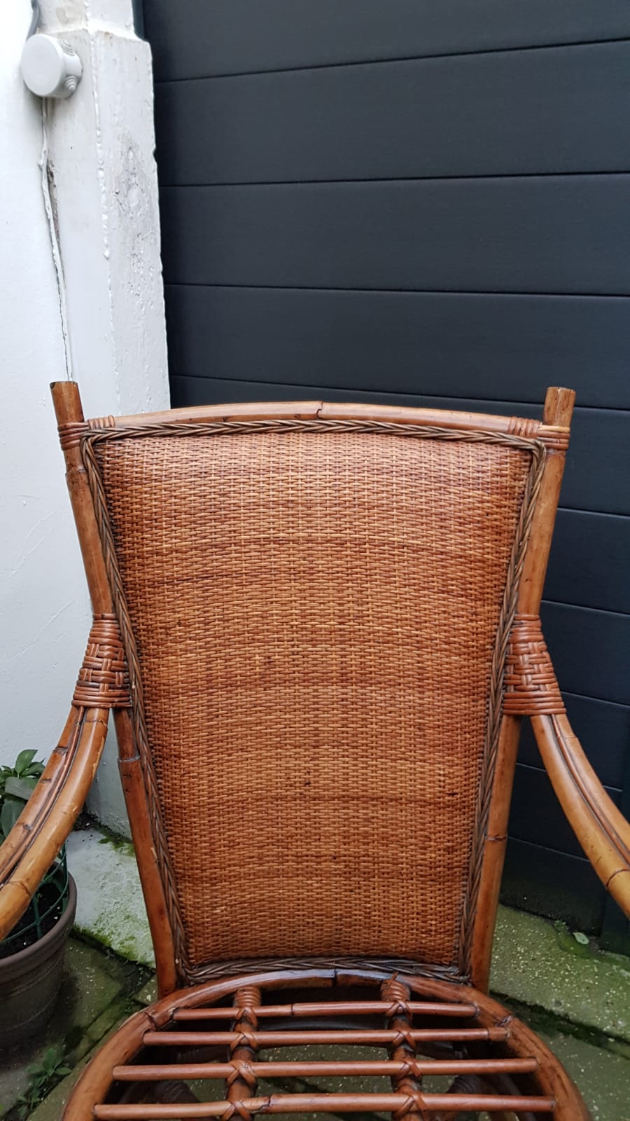 1950 rattan chair