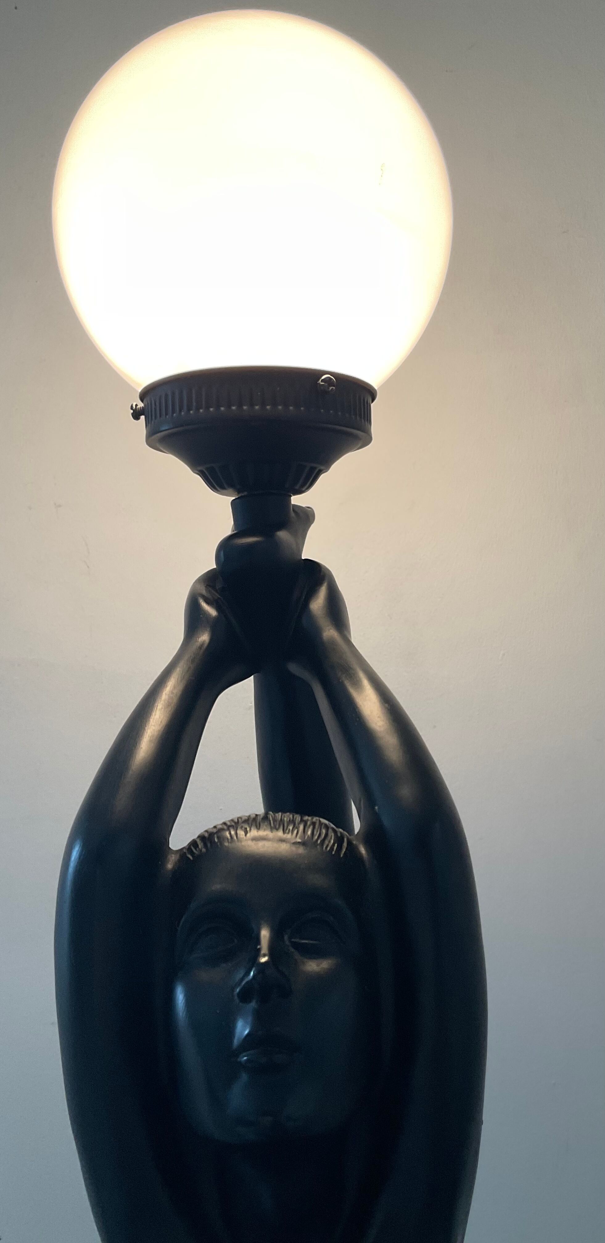 Vintage lamp Dancer of the 70s-80s Art Deco style