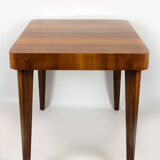 Walnut folding dining table by Jindrich Halabala for UP Zavody, 1940s