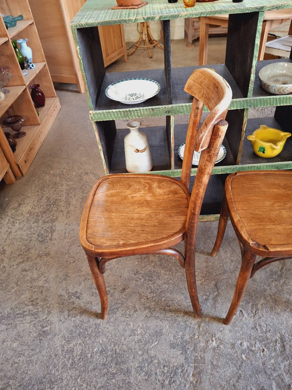 Old bistro chairs