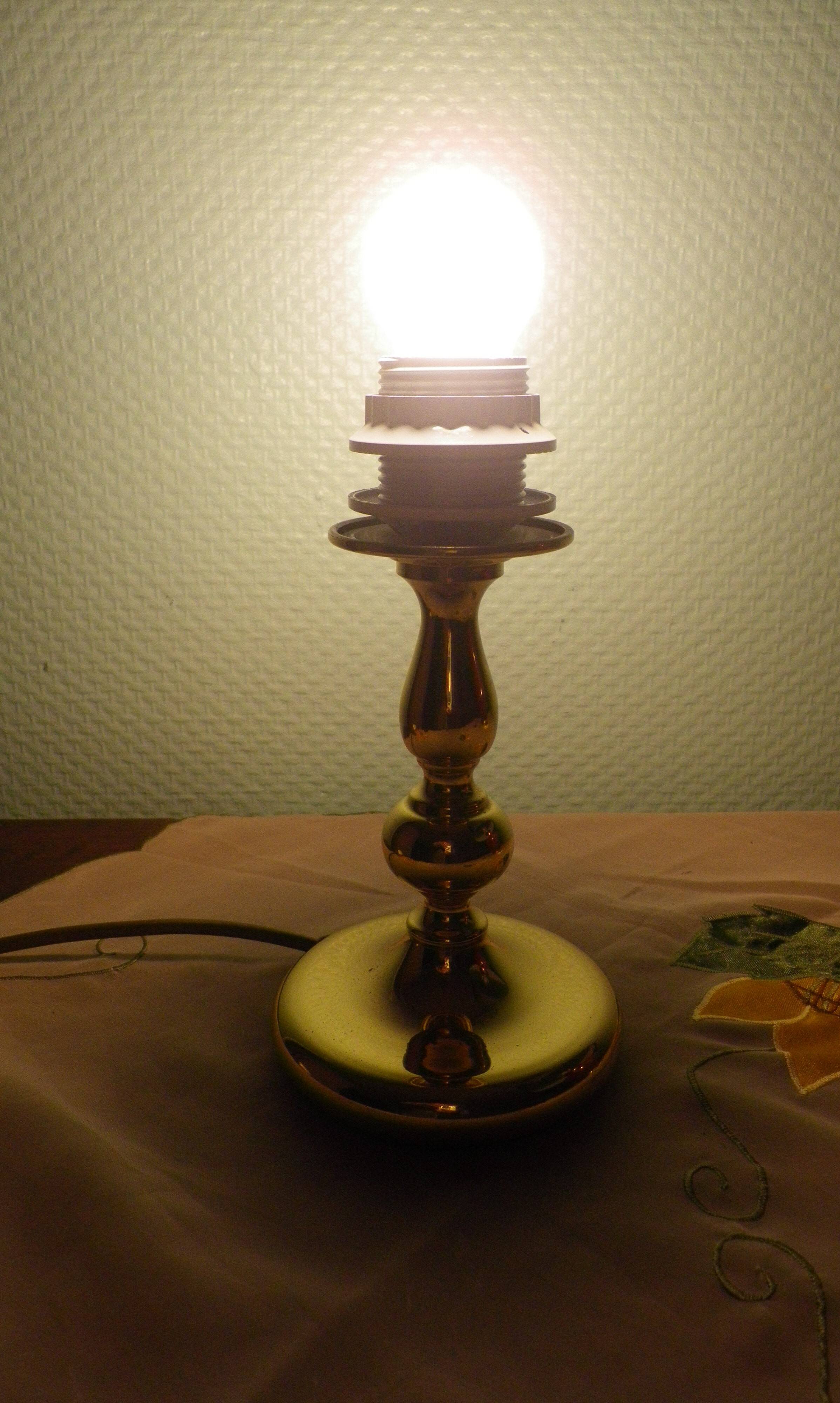 Brass lamp base