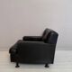 Square Armchair in Dark Brown Leather by Marco Zanuso for Arflex, 1960s