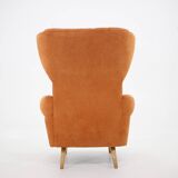 1960s Wing Chair, Czechoslovakia