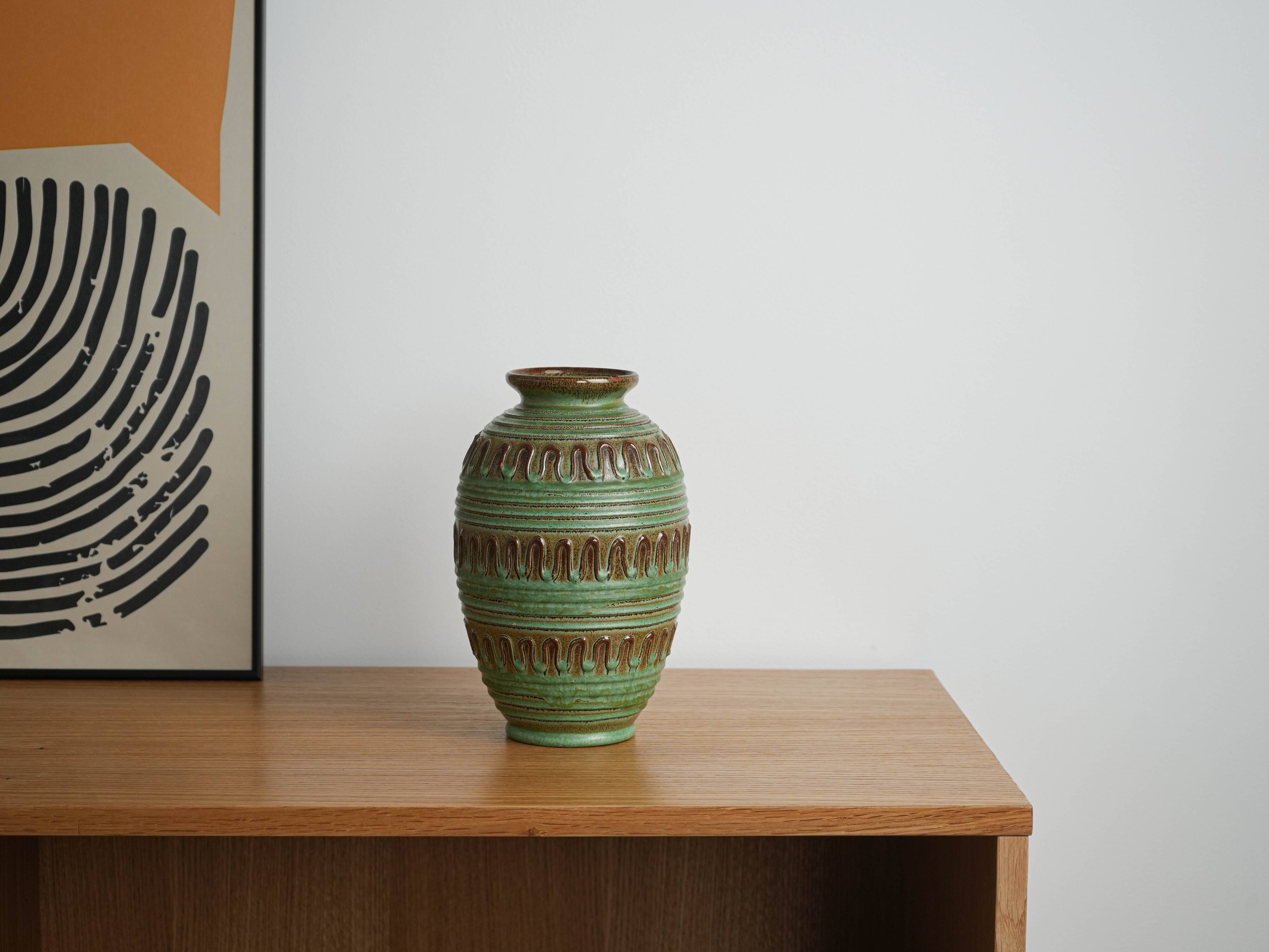 Ceramic vase, German design, 1970s, made in West Germany