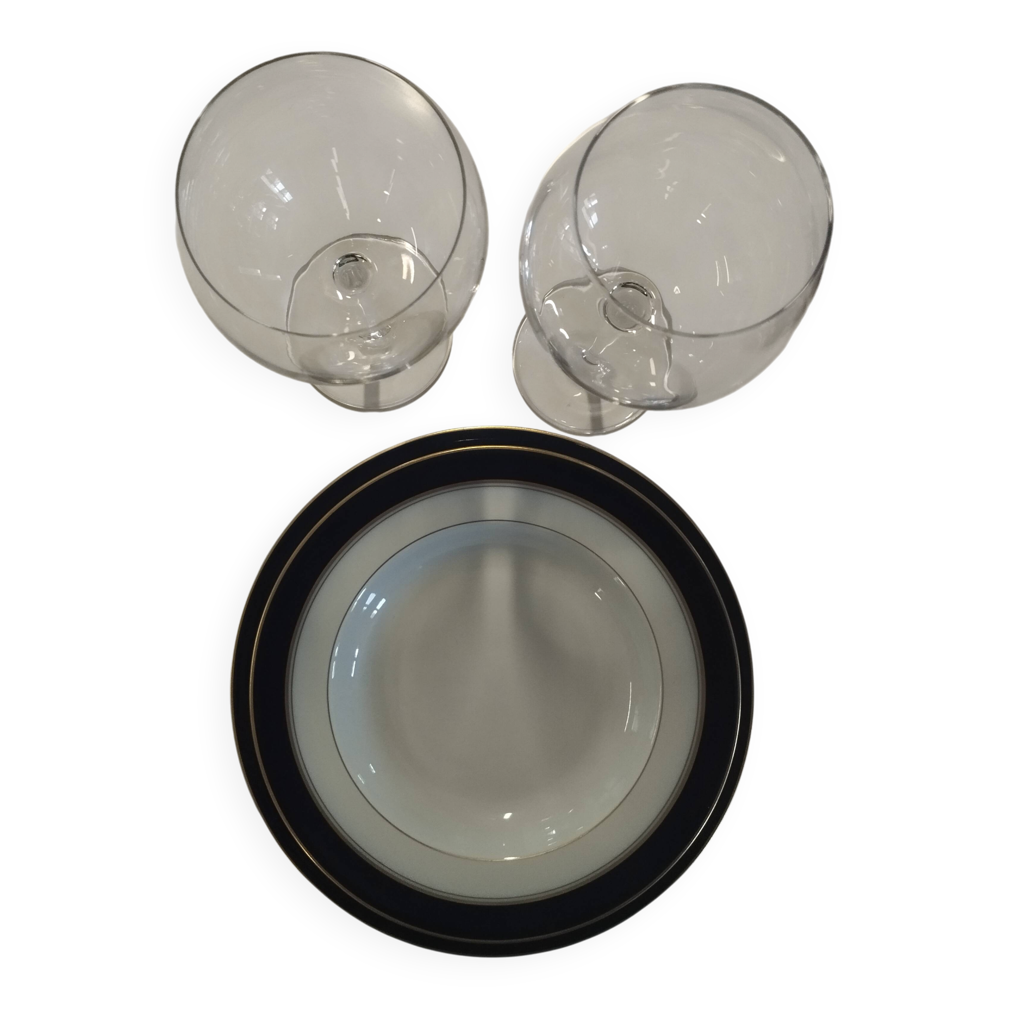 Lot of 2 Bernardaud Limoge-Palermo Plates