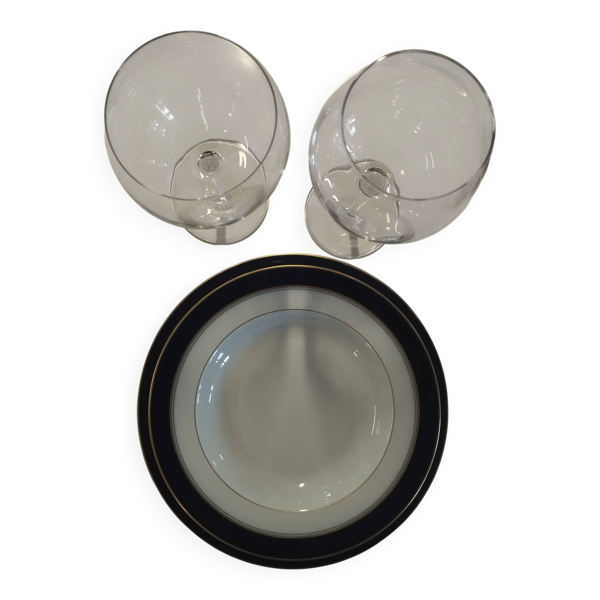 Lot 2 Assiettes Bernardaud Limoge -Palerme