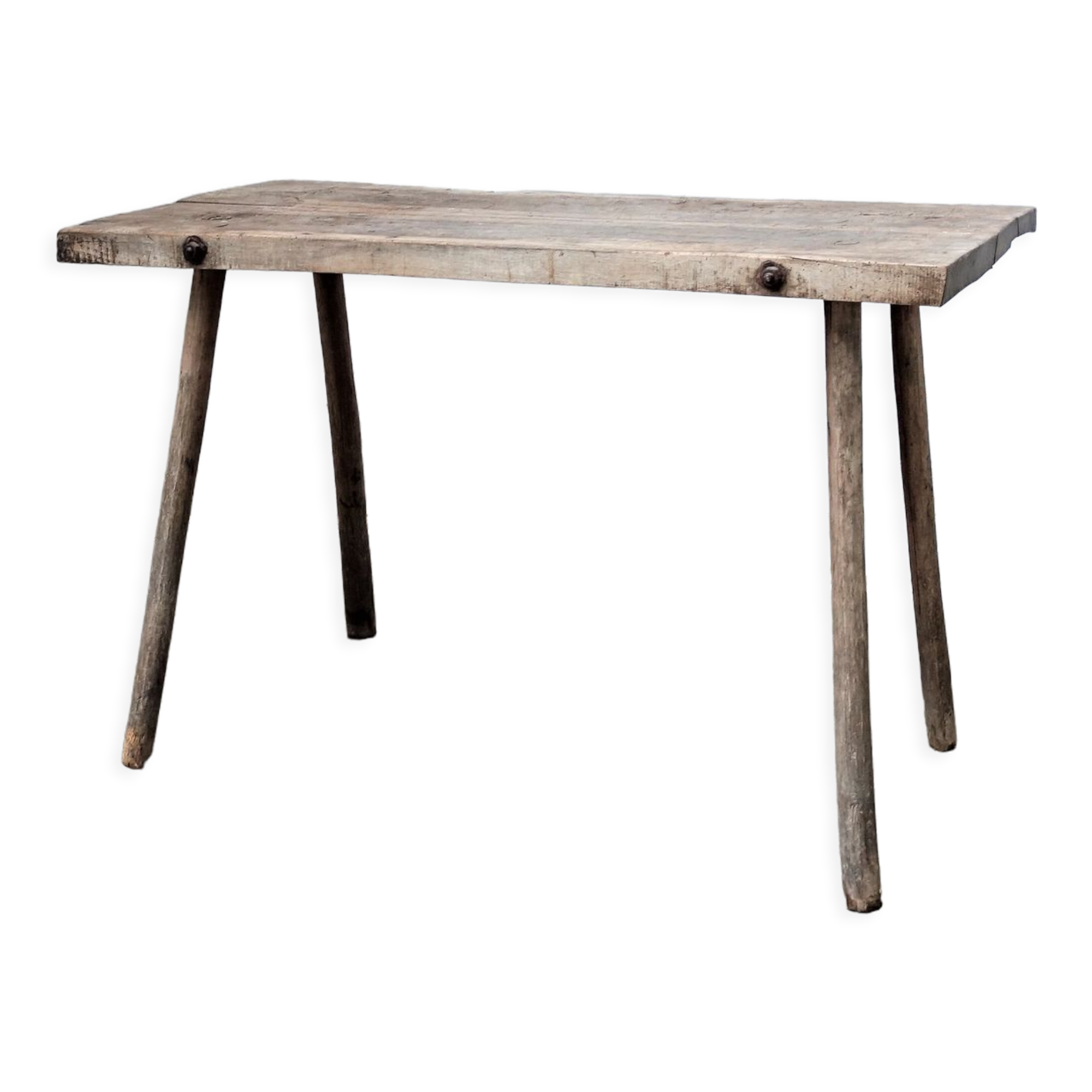 Antique butcher table