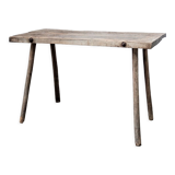 Antique butcher table