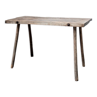 Antique butcher table